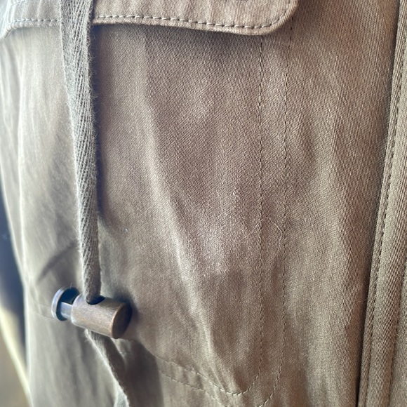 Eileen Fisher Polished Tencel Hooded Anorak Jacket - Picture 10 of 10